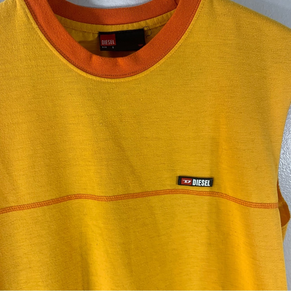 Late 80s early 2000s Y2K DIESEL sleeveless too , muscle tee - Picture 4 of 8